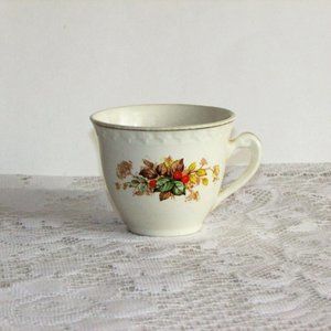 Vintage H. AYNSLEY Coffee Tea Cup Teacup Antique Leaves & Berries Cottagecore